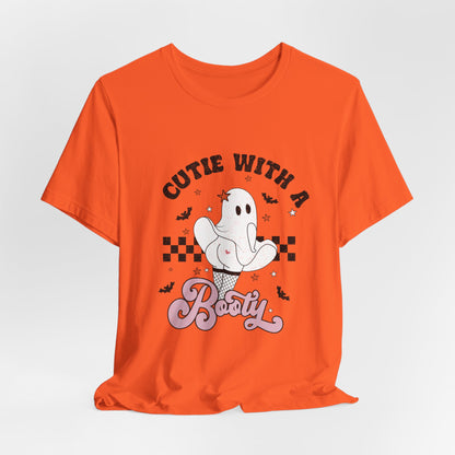 Cutie with a Booty Halloween T-Shirt – Spooktacularly Cute!