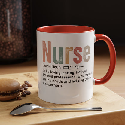 Stylish Nurse Accent Coffee Mug