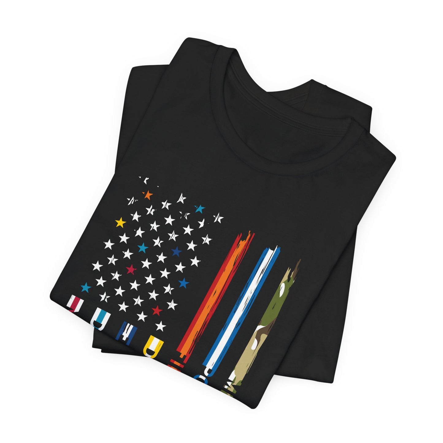 Heroes United T-Shirt – Honoring Military, Police, Firefighters, EMS, Doctors & Nurses