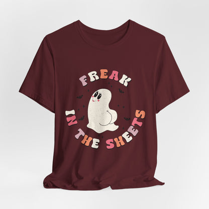 Boo-tiful Bedlam: The 'Freak in the Sheet' Halloween Tee