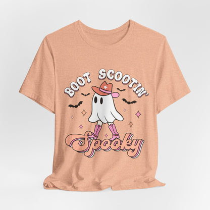 Boot Scootin’ Spooky Halloween T-Shirt: Haunt in Style!