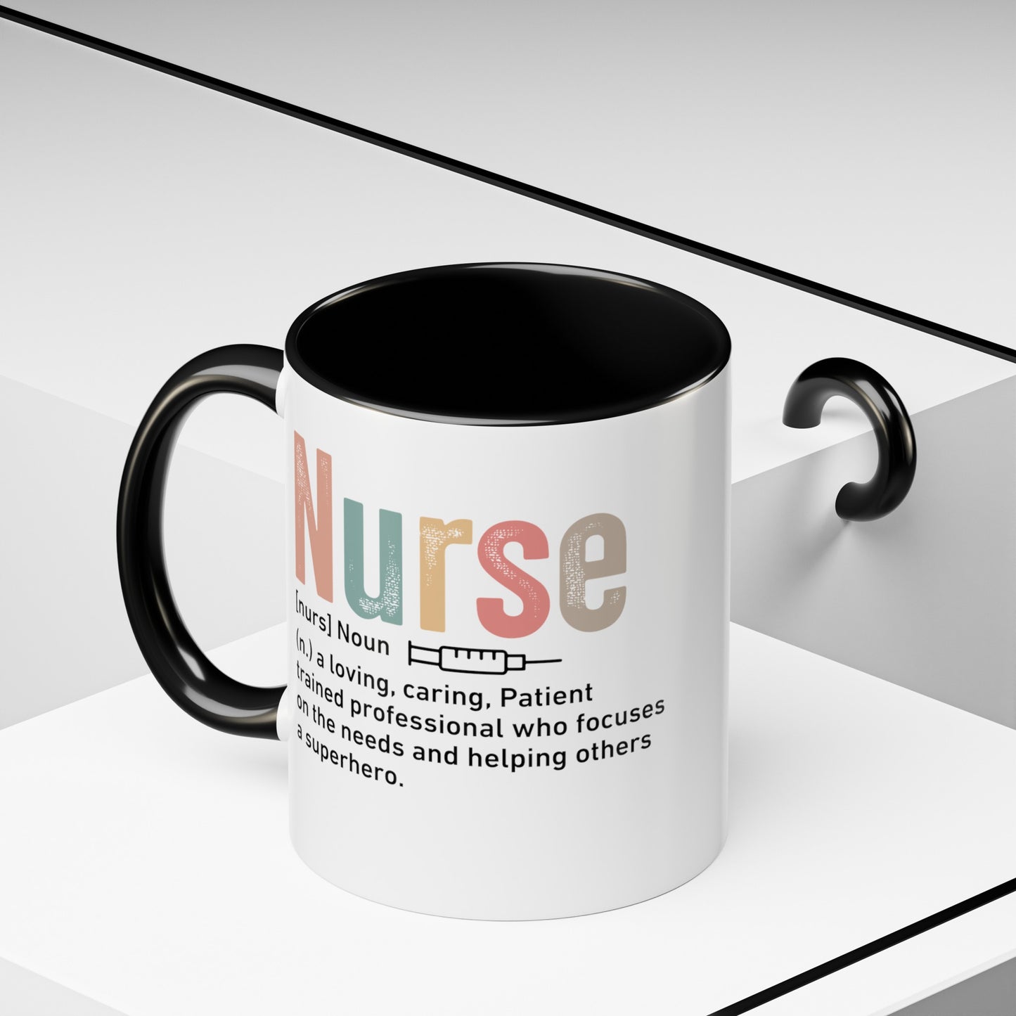 Stylish Nurse Accent Coffee Mug