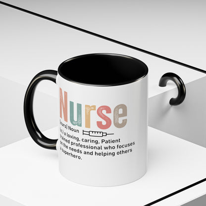 Stylish Nurse Accent Coffee Mug