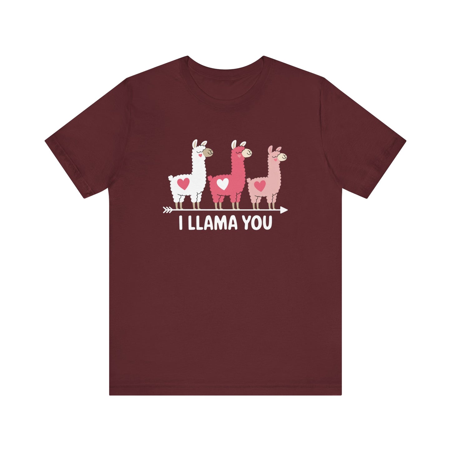 I Llama You Valentine's Day T-Shirt – Cute and Punny Gift for Llama Lovers