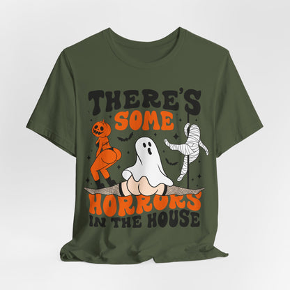 Hauntingly Stylish: 'There are Some Horrors in the House' Halloween T-Shirt