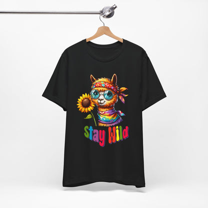 Custom Print: "Stay Wild" Short Sleeve T-Shirt