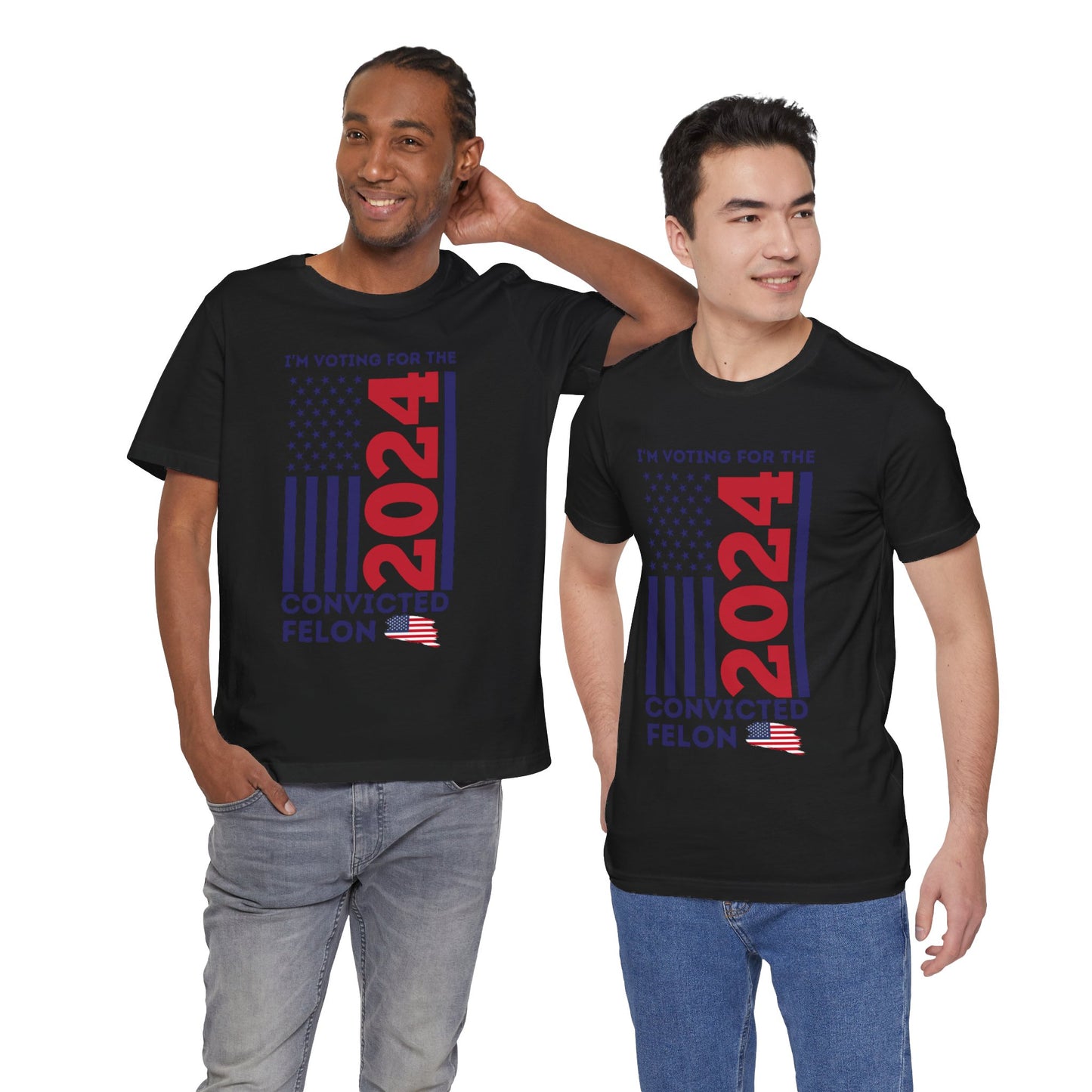 2024 Convicted Felon Voting T-Shirt – Make a Bold Statement!