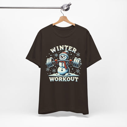 Winter Workout Warrior T-Shirt – Stay Motivated & Warm