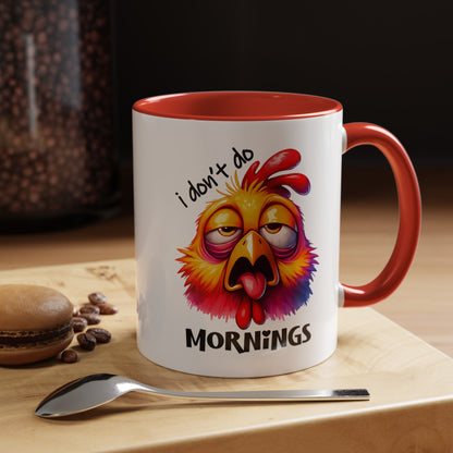 Custom Print: "I Don't do Morning" Coffee Mug