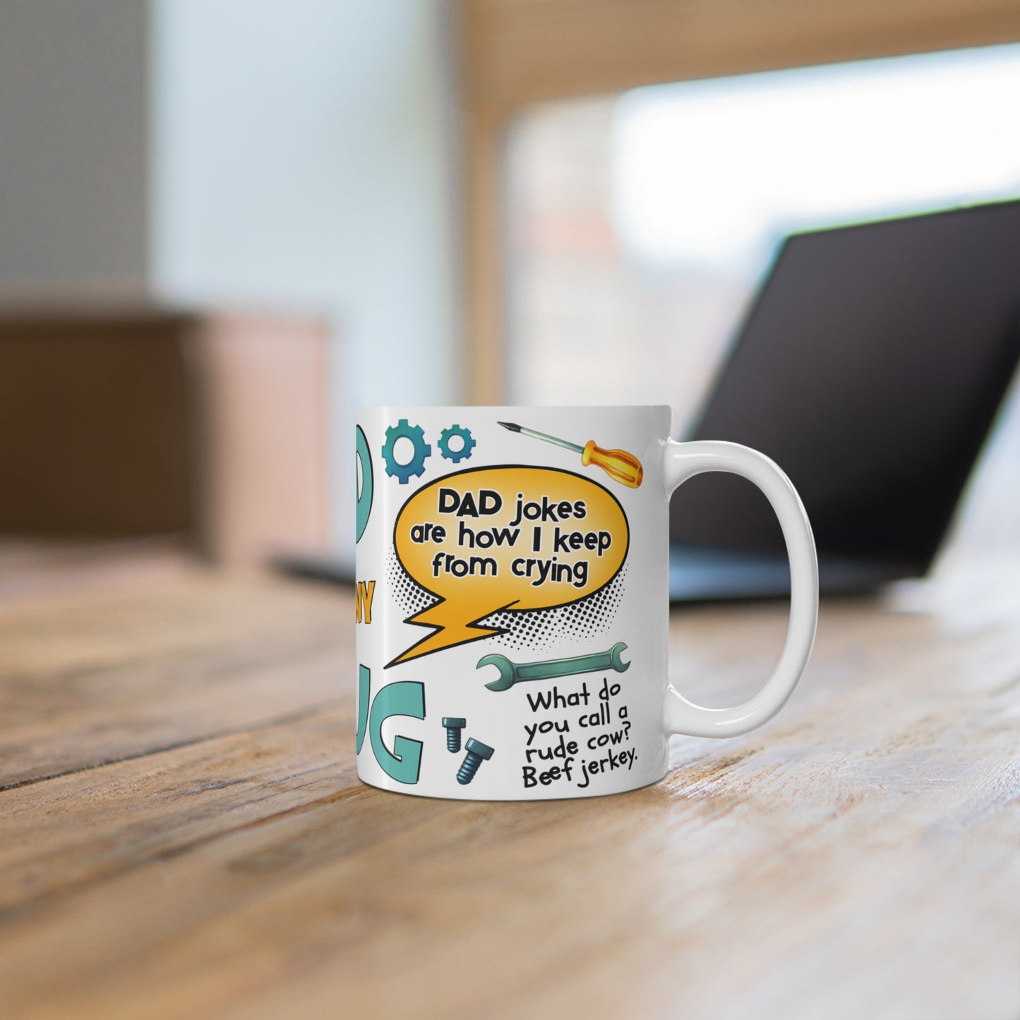 Custom Print "Dad Jokes Adventure" Mug