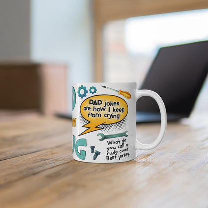 Custom Print "Dad Jokes Adventure" Mug