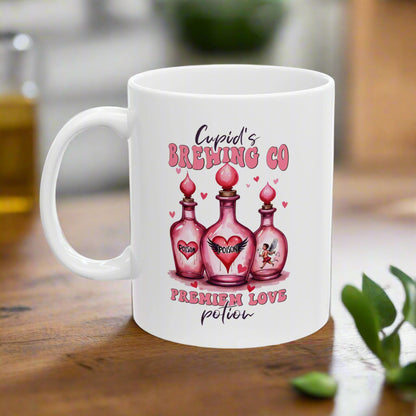 Cupid’s Brewing Co Valentine’s Mug – Premium Love Potion Gift!