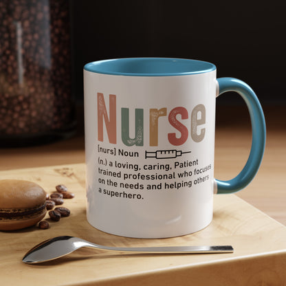 Stylish Nurse Accent Coffee Mug