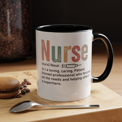 Stylish Nurse Accent Coffee Mug