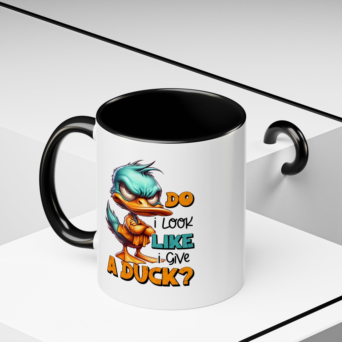 Custom "Do I Look Like I Give a Duck" Coffee Mug