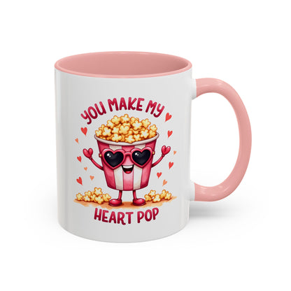 You Make My Heart Pop Valentine’s Mug – Cute and Fun Gift Idea!