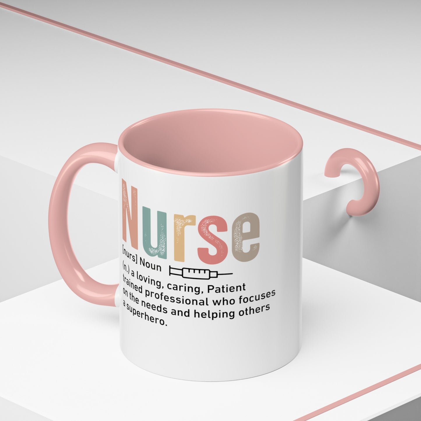 Stylish Nurse Accent Coffee Mug