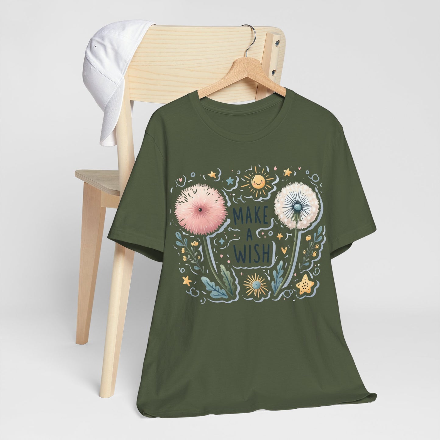 Custom Print: Make a Wish Short Sleeve T-Shirt