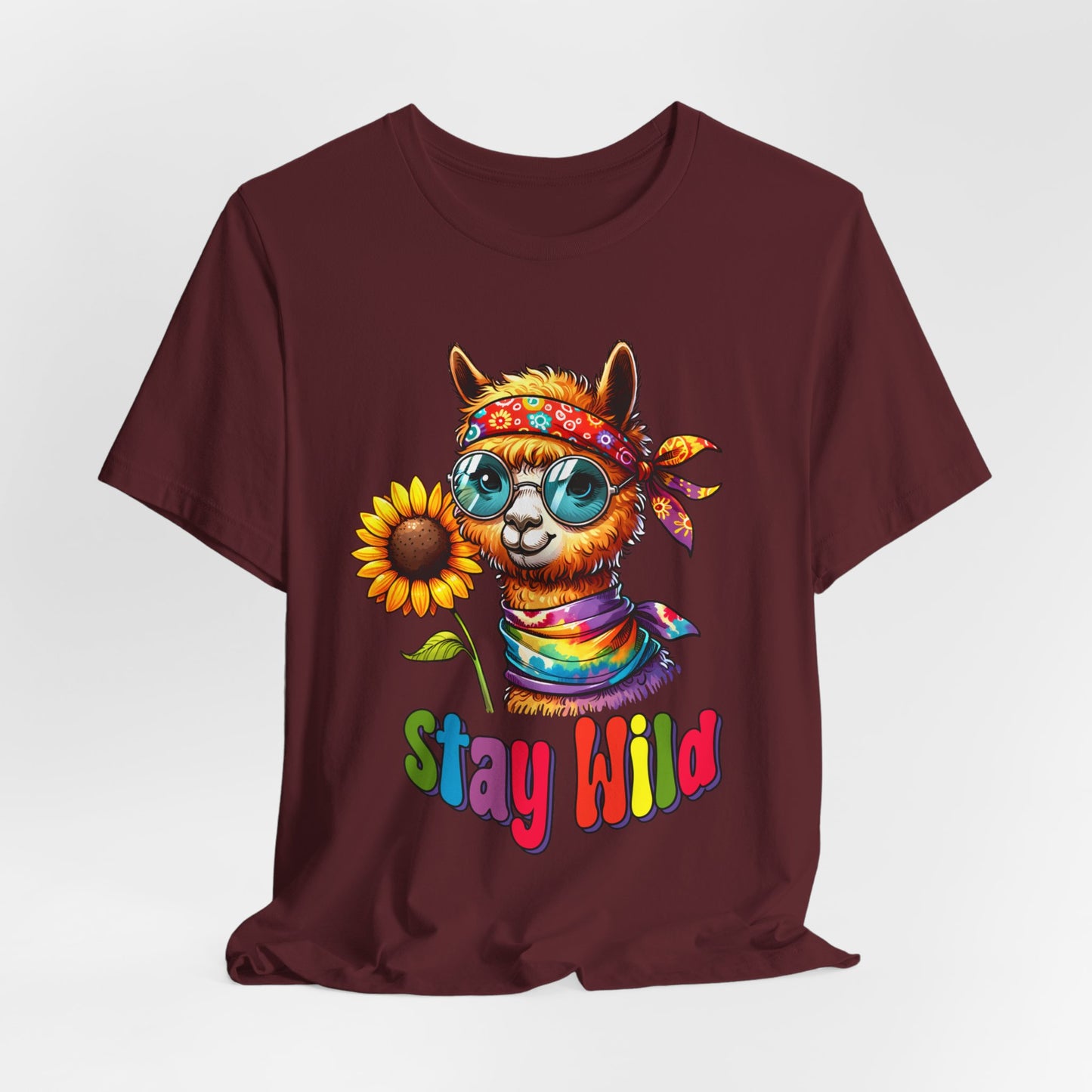 Custom Print: "Stay Wild" Short Sleeve T-Shirt