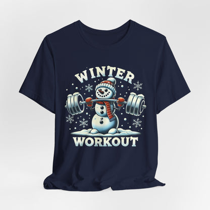 Winter Workout Warrior T-Shirt – Stay Motivated & Warm