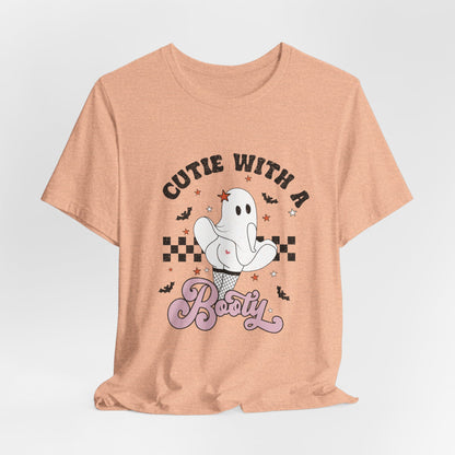 Cutie with a Booty Halloween T-Shirt – Spooktacularly Cute!