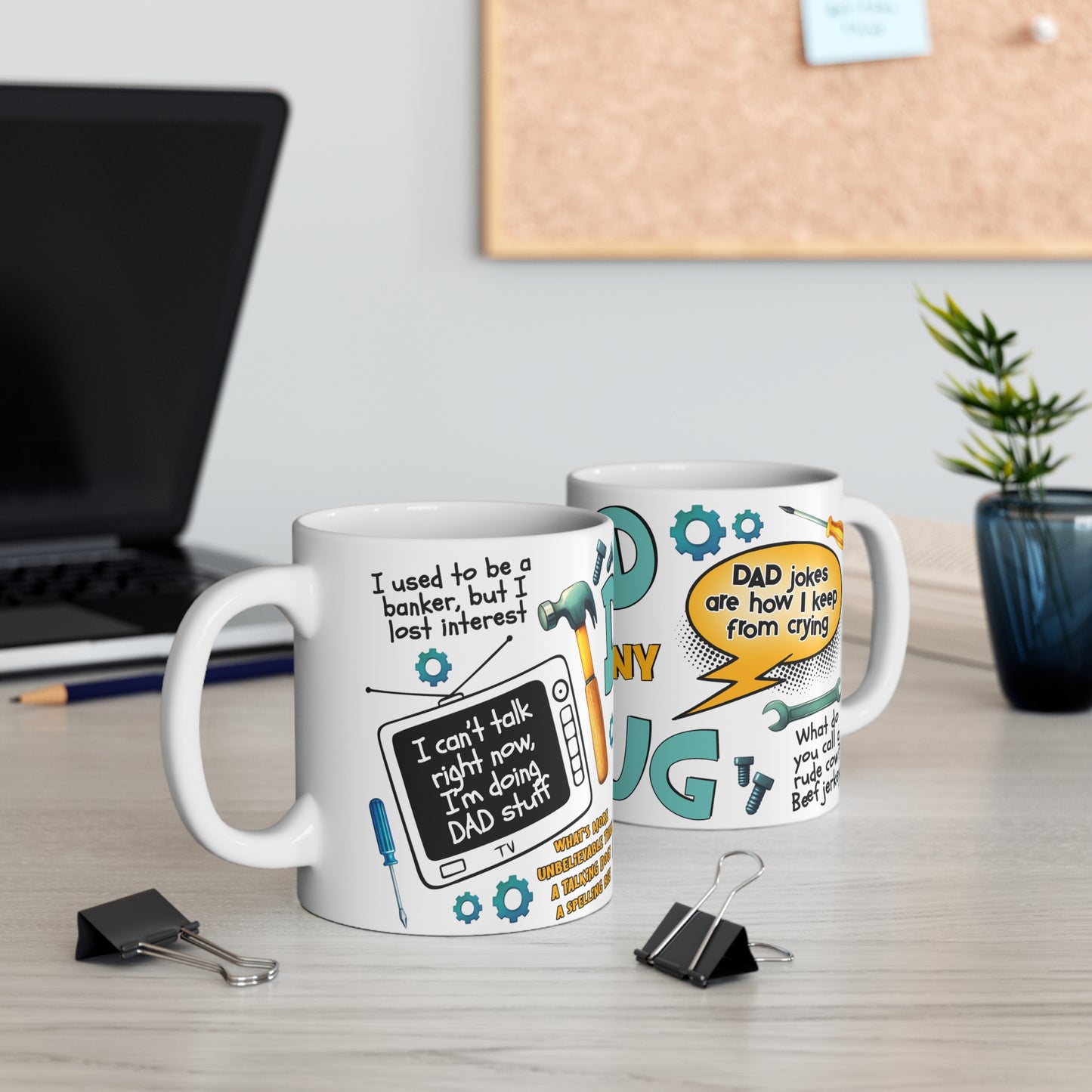 Custom Print "Dad Jokes Adventure" Mug