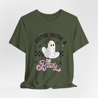 Cutie with a Booty Halloween T-Shirt – Spooktacularly Cute!