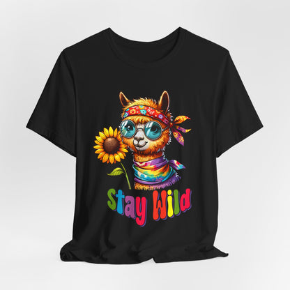 Custom Print: "Stay Wild" Short Sleeve T-Shirt