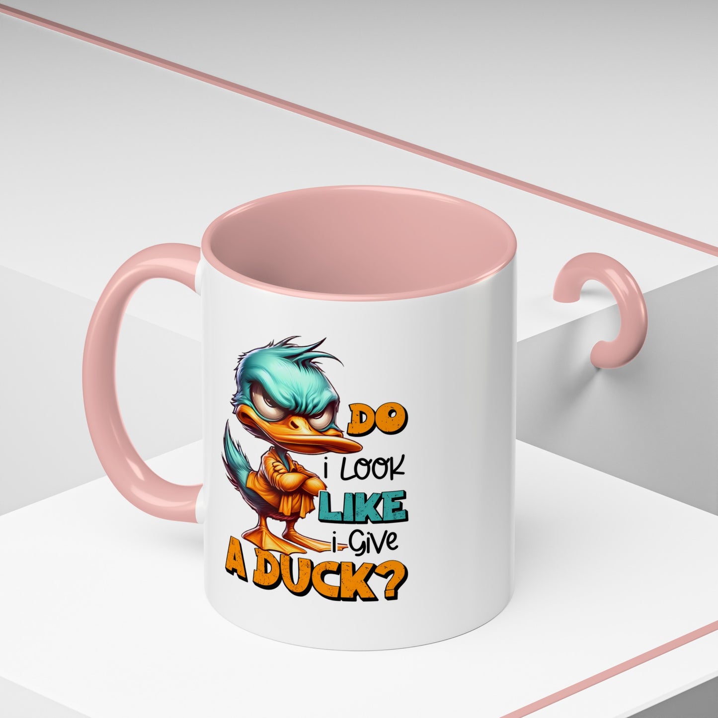 Custom "Do I Look Like I Give a Duck" Coffee Mug