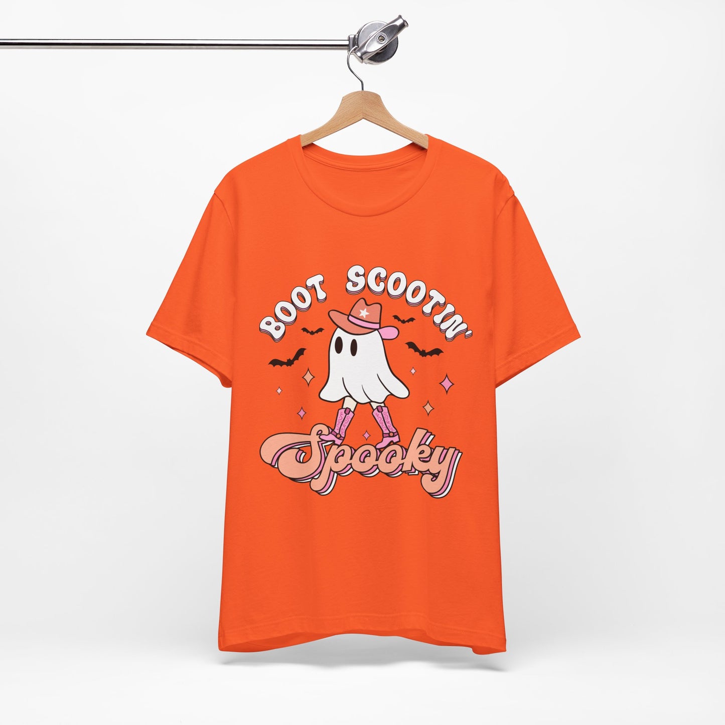 Boot Scootin’ Spooky Halloween T-Shirt: Haunt in Style!