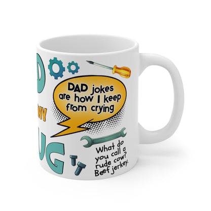 Custom Print "Dad Jokes Adventure" Mug