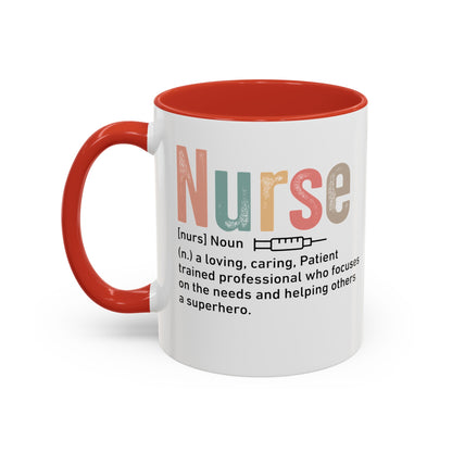 Stylish Nurse Accent Coffee Mug