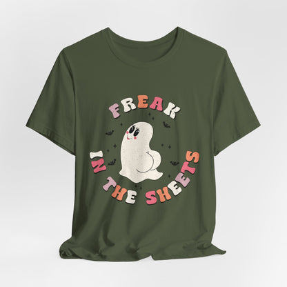 Boo-tiful Bedlam: The 'Freak in the Sheet' Halloween Tee