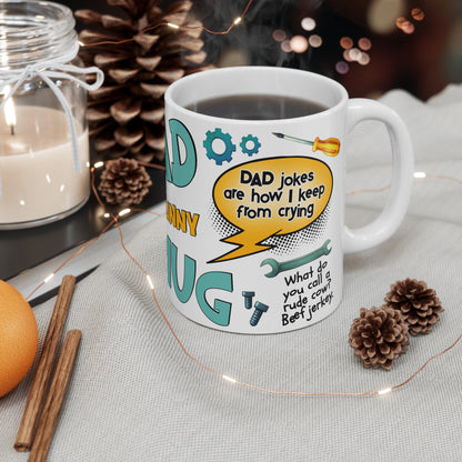 Custom Print "Dad Jokes Adventure" Mug