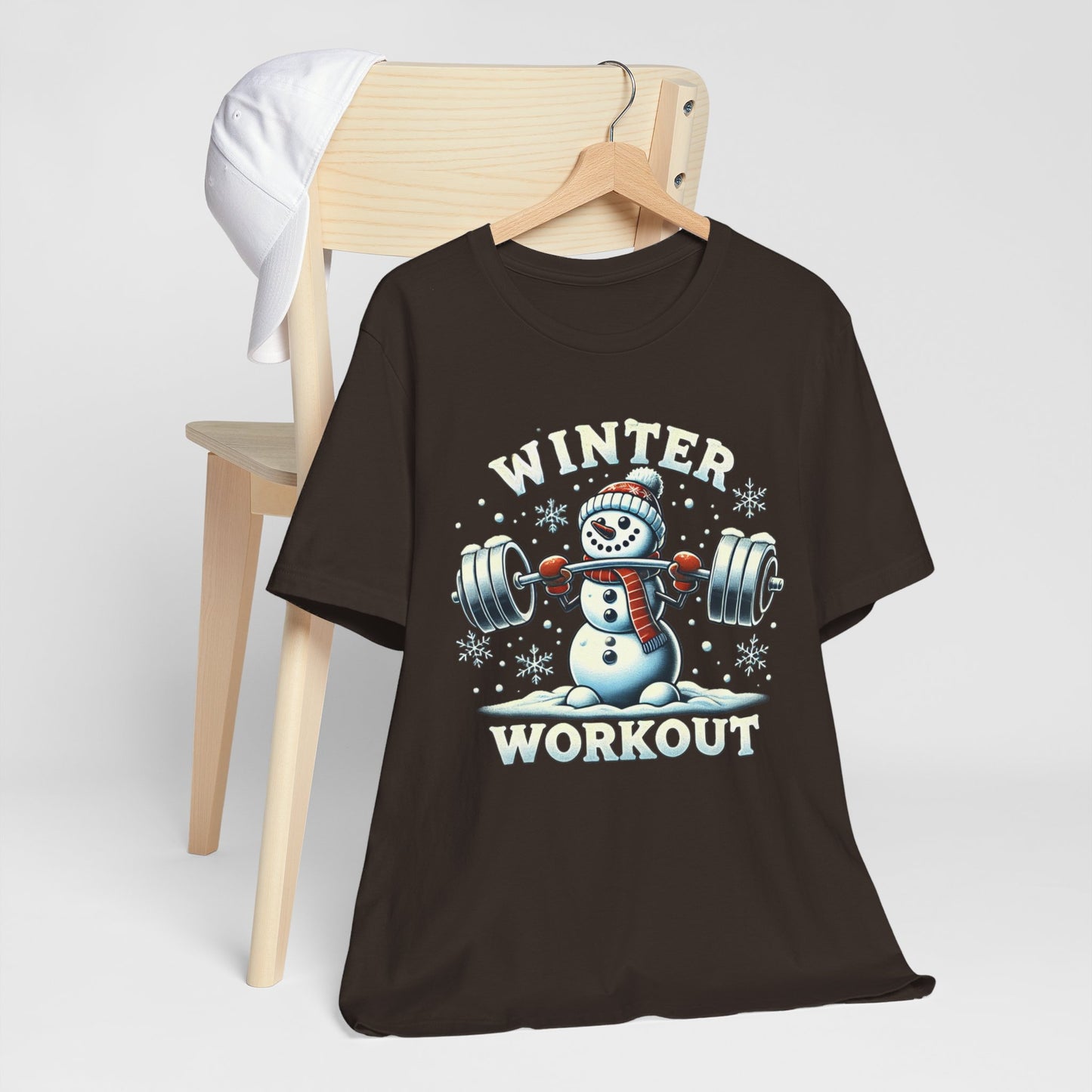 Winter Workout Warrior T-Shirt – Stay Motivated & Warm