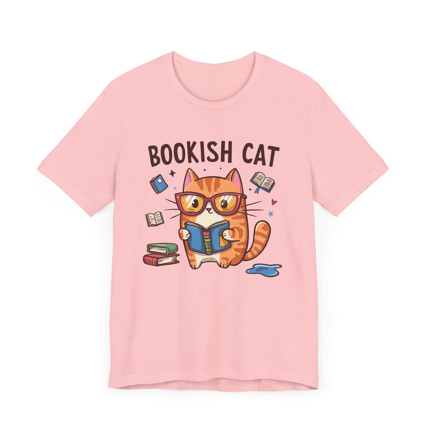 Bookish Cat T-Shirt – Perfect Gift for Book Lovers and Cat Enthusiasts!