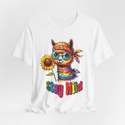 Custom Print: "Stay Wild" Short Sleeve T-Shirt