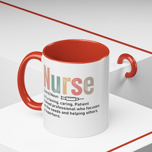 Stylish Nurse Accent Coffee Mug