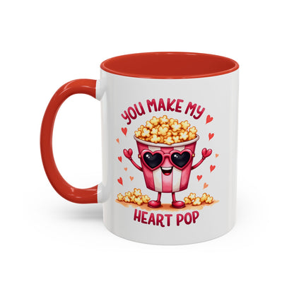 You Make My Heart Pop Valentine’s Mug – Cute and Fun Gift Idea!