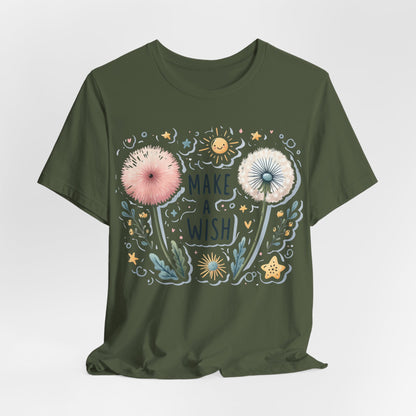 Custom Print: Make a Wish Short Sleeve T-Shirt