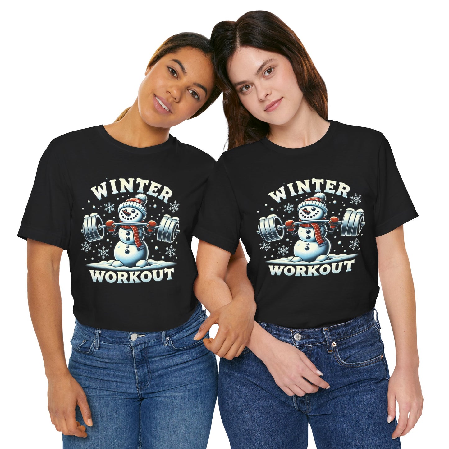 Winter Workout Warrior T-Shirt – Stay Motivated & Warm