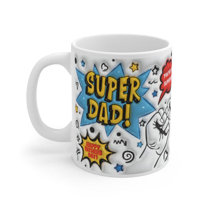 Custom Print:  3D Super Dad Adventure Mug