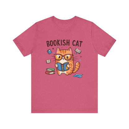 Bookish Cat T-Shirt – Perfect Gift for Book Lovers and Cat Enthusiasts!