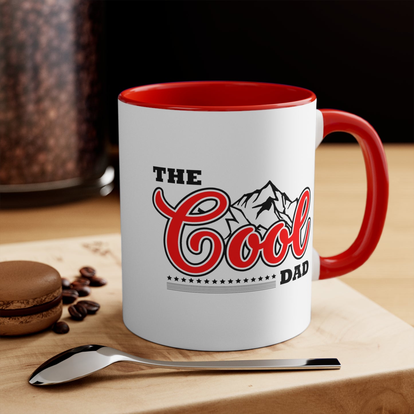 Custom Made The Cool Dad Coffee Accent Mugs