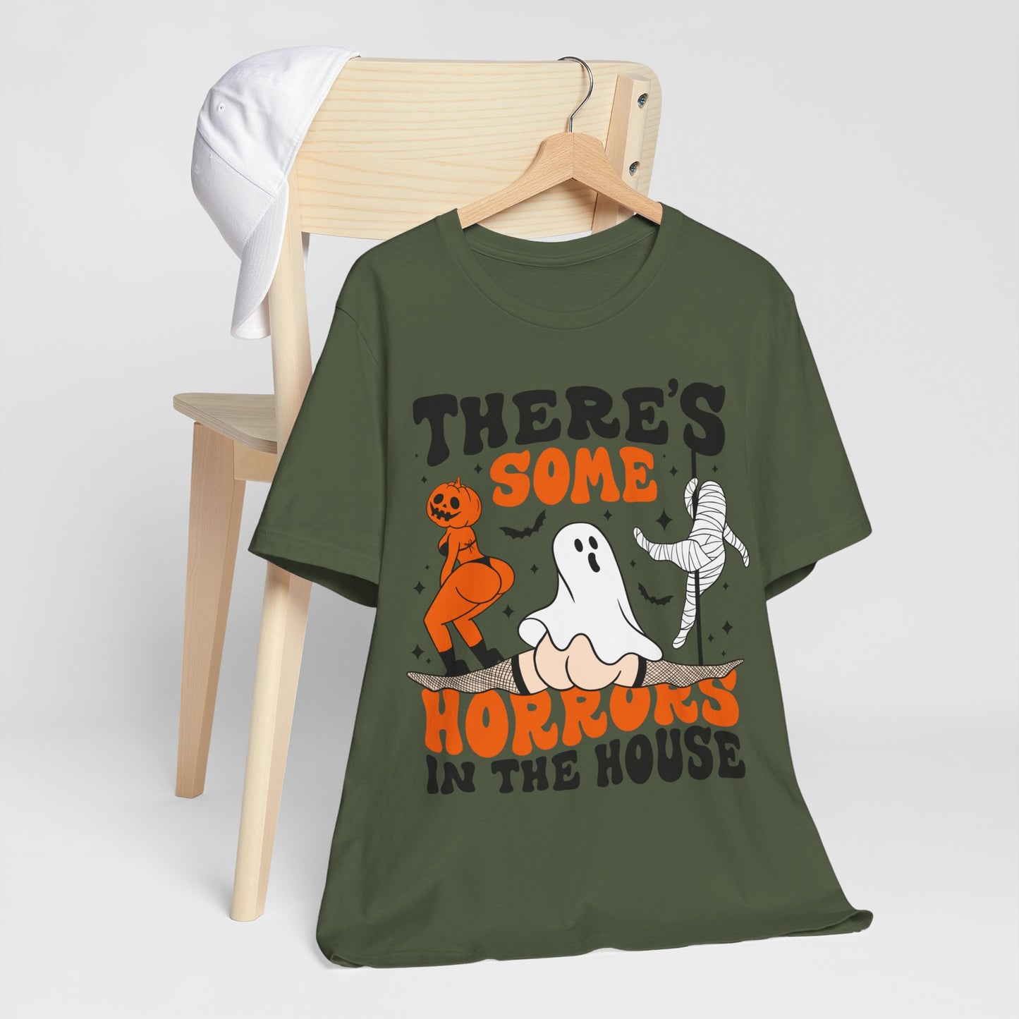 Hauntingly Stylish: 'There are Some Horrors in the House' Halloween T-Shirt