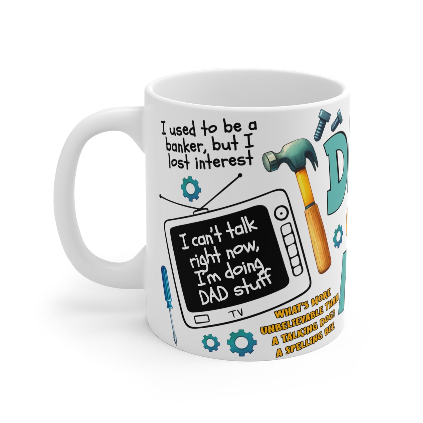 Custom Print "Dad Jokes Adventure" Mug