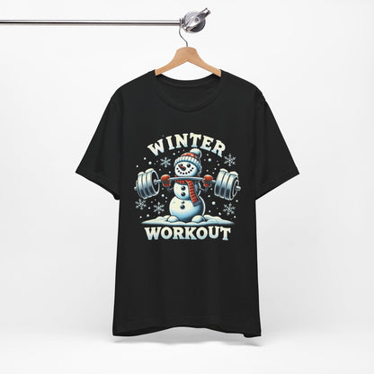 Winter Workout Warrior T-Shirt – Stay Motivated & Warm