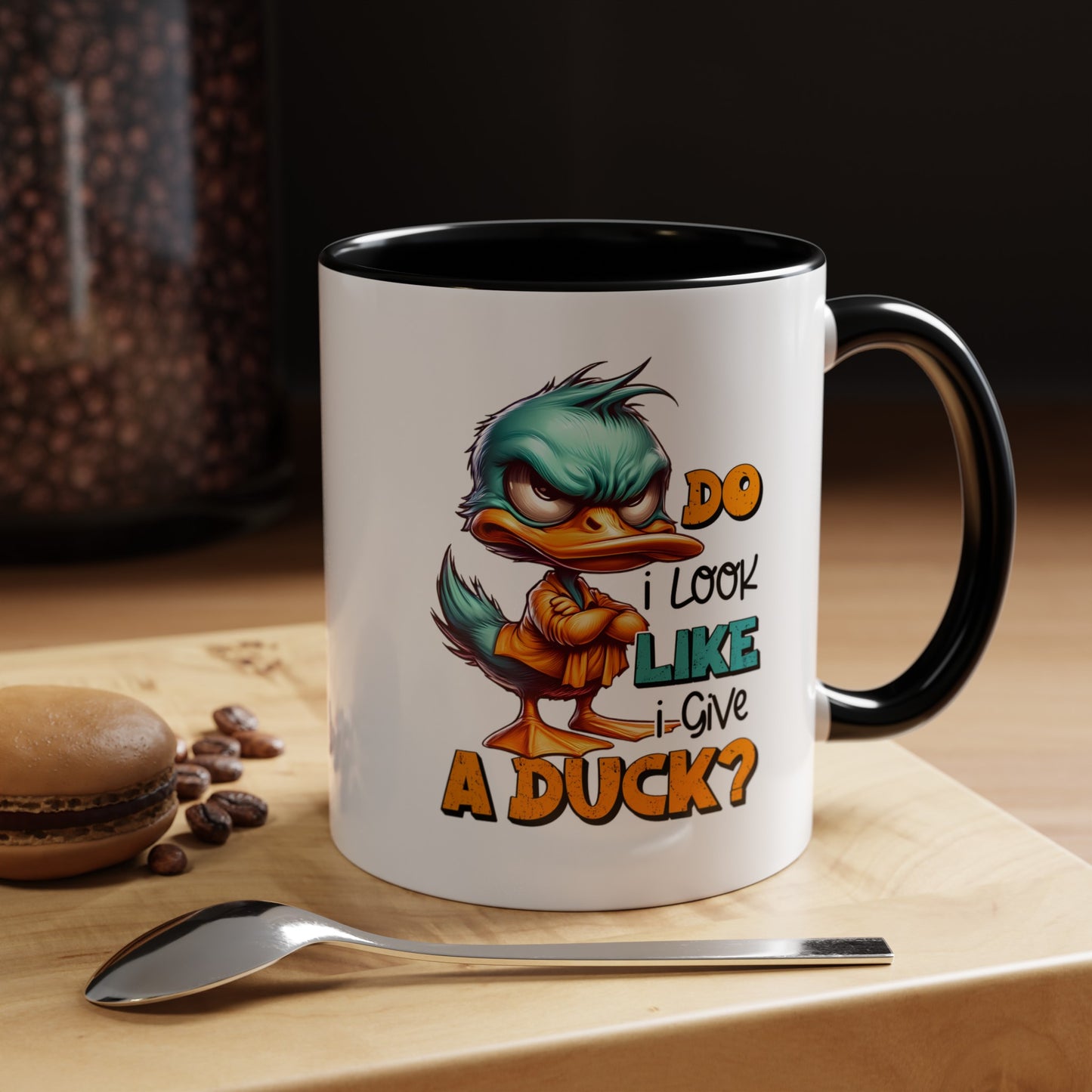 Custom "Do I Look Like I Give a Duck" Coffee Mug